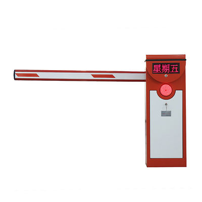 qualité  Durable Intelligent Automatic Oval Barrier Gate Boom Barrier With LED Light usine